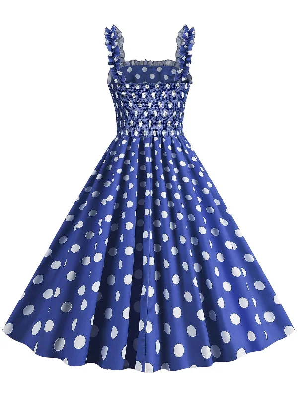 1950s-polka-dot-smocking-strap-dress