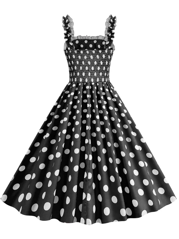 1950s-polka-dot-smocking-strap-dress