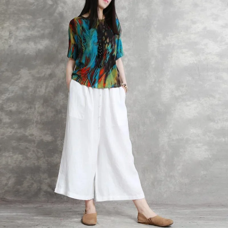 2018-summer-white-oversize-linen-pants-casual-slim-elastic-waist-wide-leg-pants