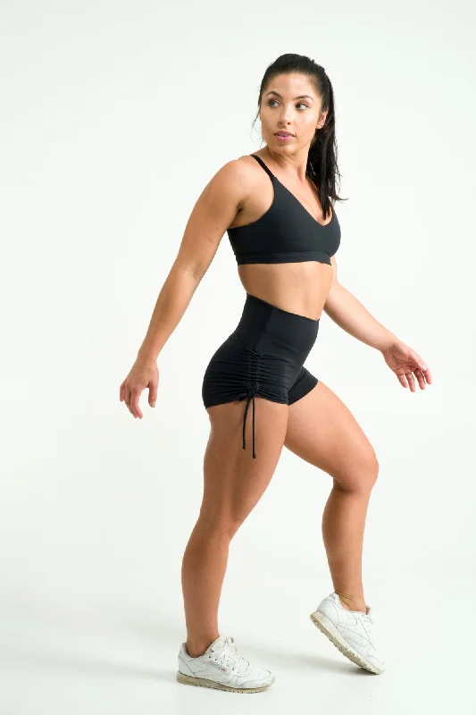 black-body-contouring-high-waisted-tie-side-booty-shorts-r2w