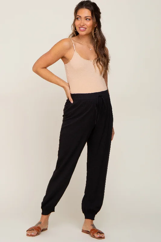 black-drawstring-accent-maternity-joggers