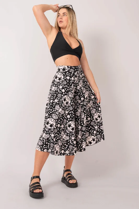 Haunt It & Flaunt It Silky - Palazzo Culotte