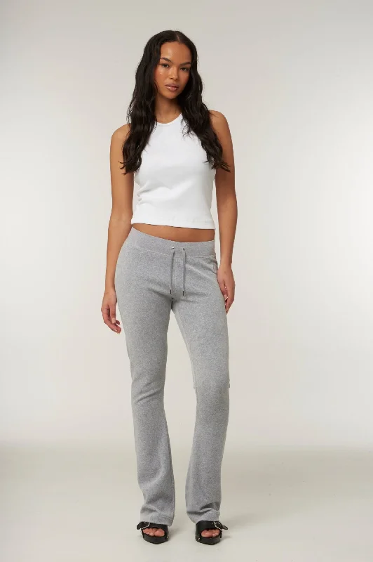 silver-marl-low-rise-flare-classic-velour-track-pant