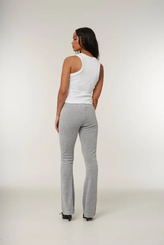 silver-marl-low-rise-flare-classic-velour-track-pant