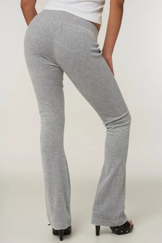 silver-marl-low-rise-flare-classic-velour-track-pant