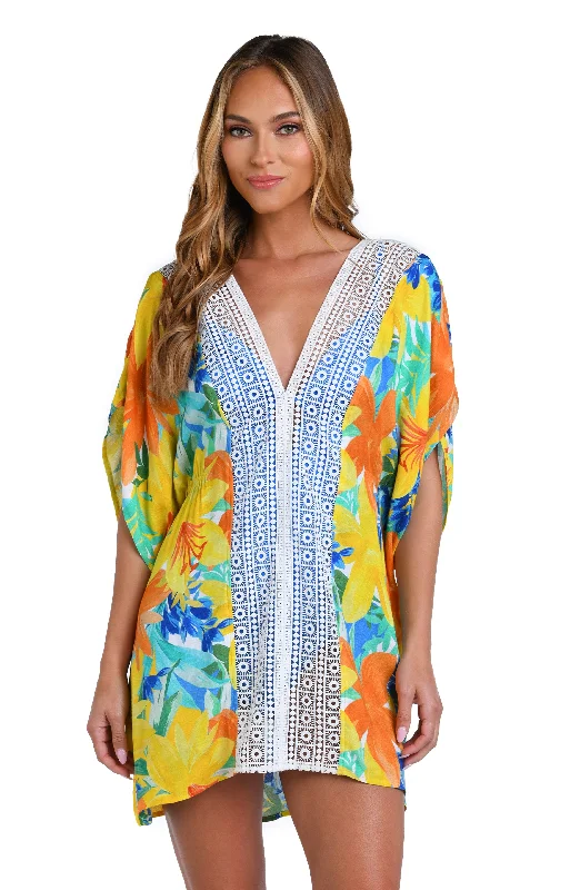 Sunshine 79 Summertime Vibes V-Neck Caftan