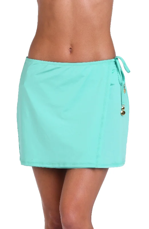 Sunshine 79 Sunshine Solids Wrap Skirt Cover Up - Seaglass