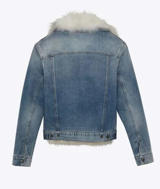 Real Housewives of Salt Lake City Fur Denim Jacket