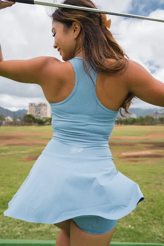 WOMEN'S SOFT BLUE SWEETHEART TANK (ALL SALES FINAL)