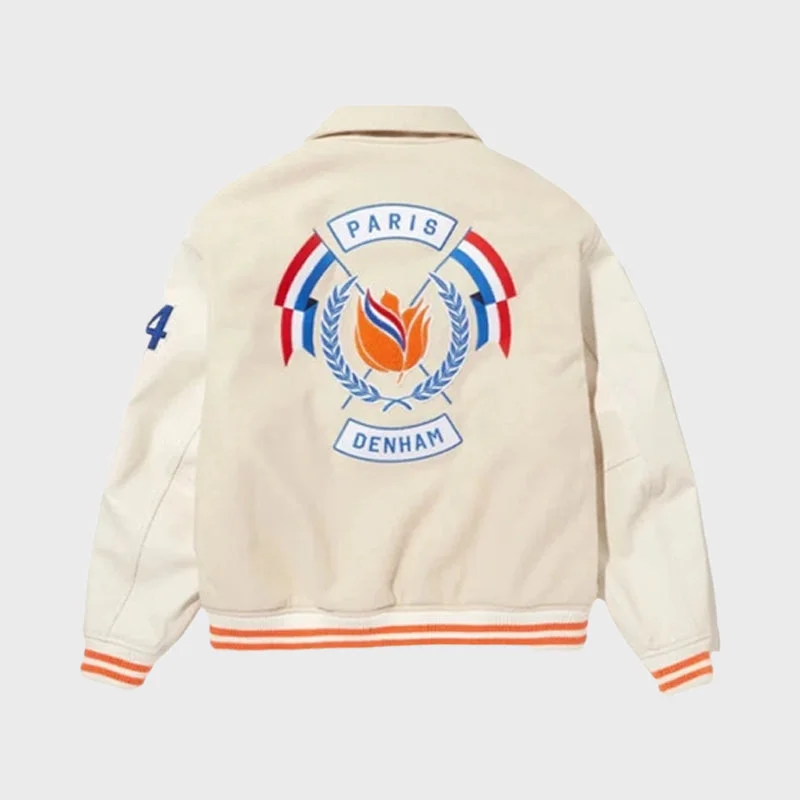 Denham Netherlands Olympic Team Varsity Jacket