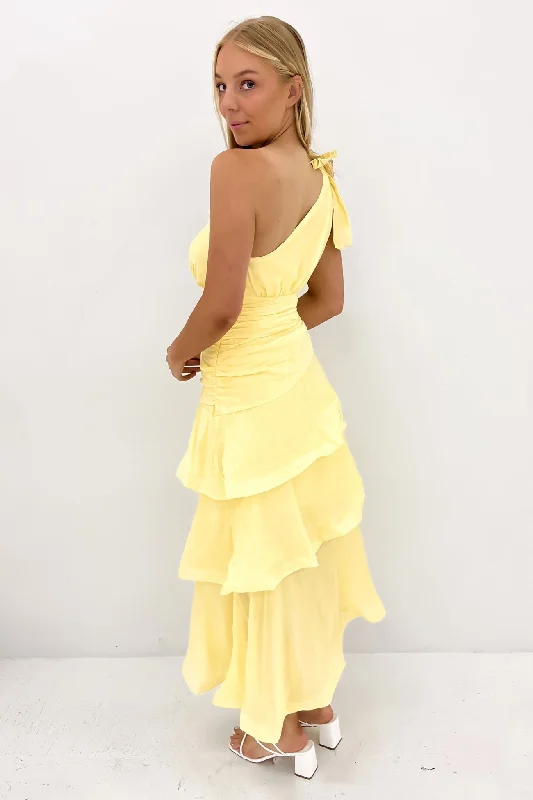 Seema Midi Dress Yellow