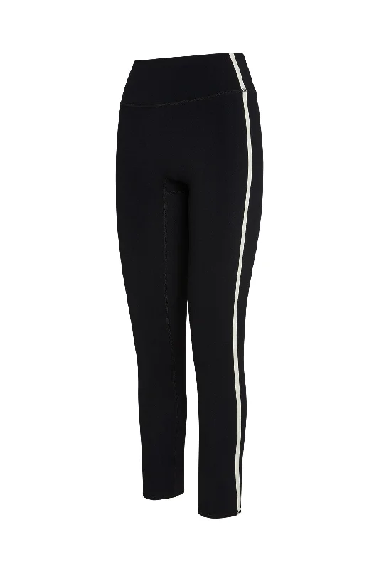 Acadia Legging 27"" - Black/Ivory