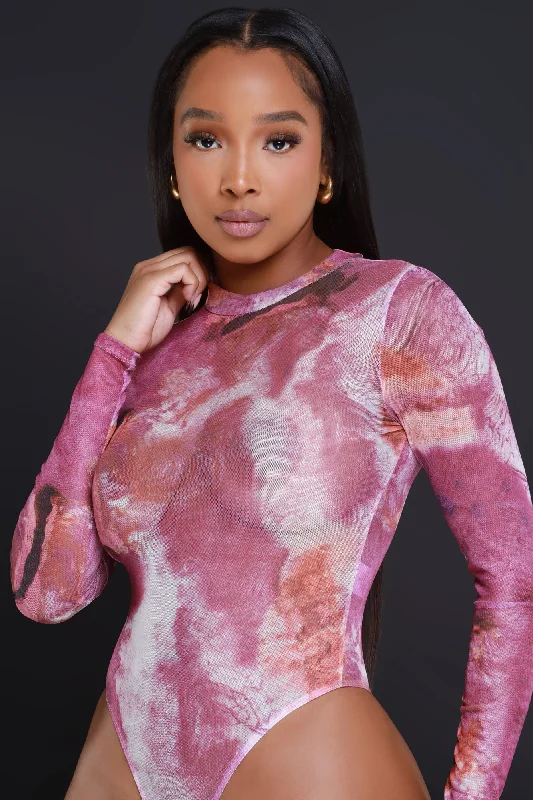 around-me-printed-mesh-bodysuit-fuchsia