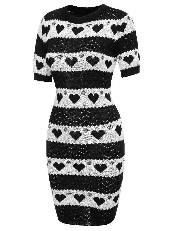 black-1960s-contrasting-heart-knitting-dress