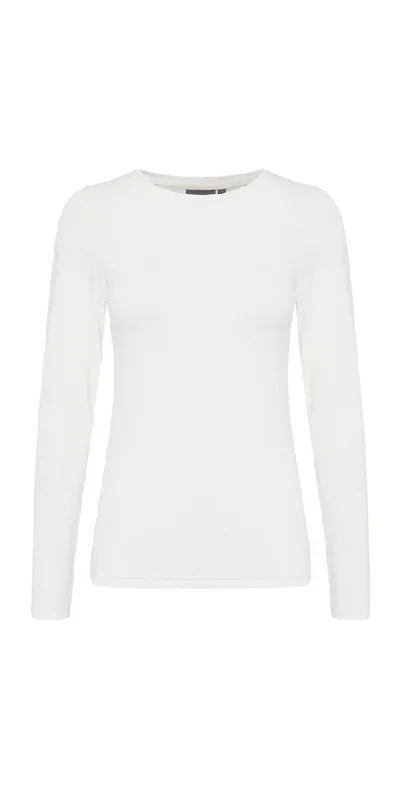 B.Young Long Sleeved Top, off-white