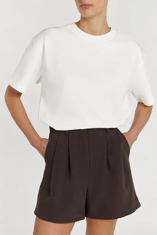 elle-dark-chocolate-tailored-short