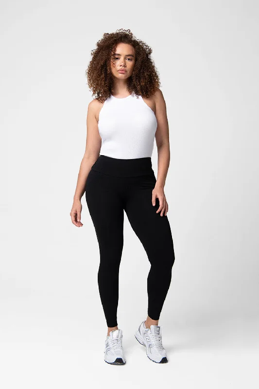 Everyday High Waisted Leggings - Black