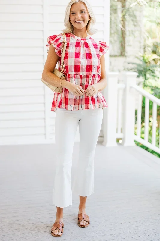 focus-on-fun-red-plaid-blouse