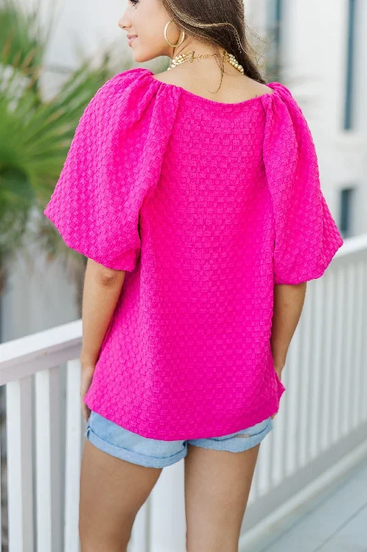 go-all-out-hot-pink-blouse