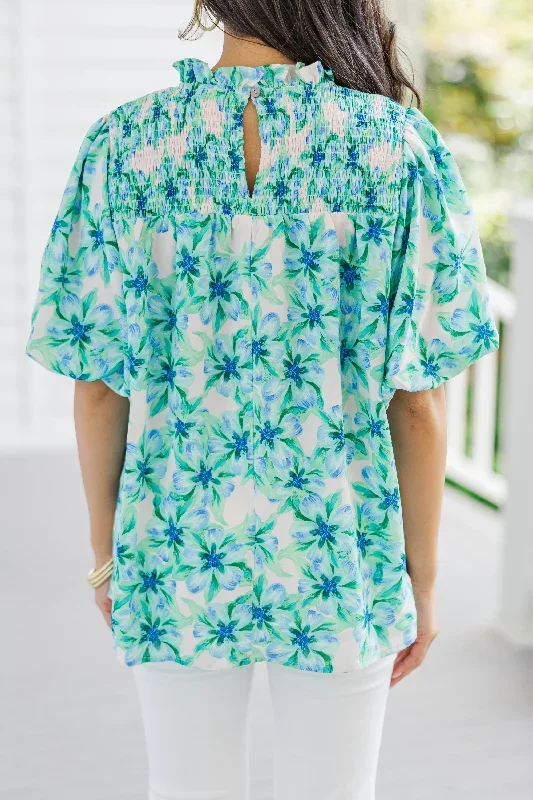 go-your-way-green-floral-blouse