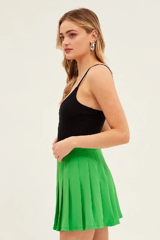 green-high-waist-pleated-tennis-skirt-ss12097-f4-2