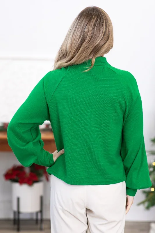 green-mock-neck-ribbed-raglan-sleeve-top