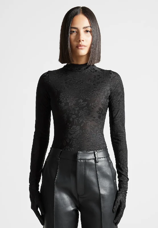 jacquard-bodysuit-with-gloves-black