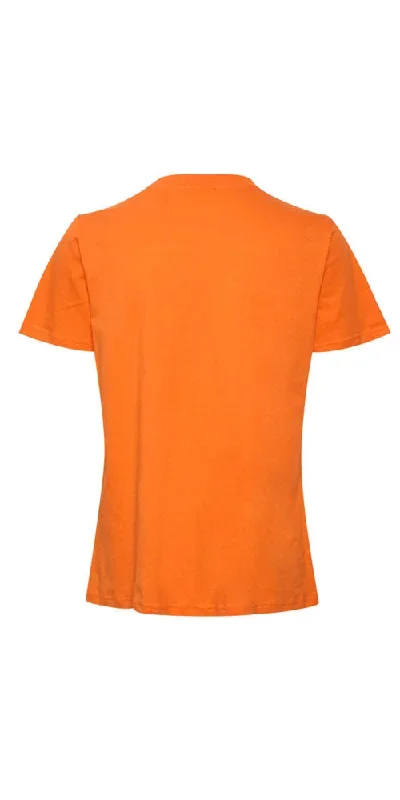 kaffe-cotton-crew-neck-tee-orange