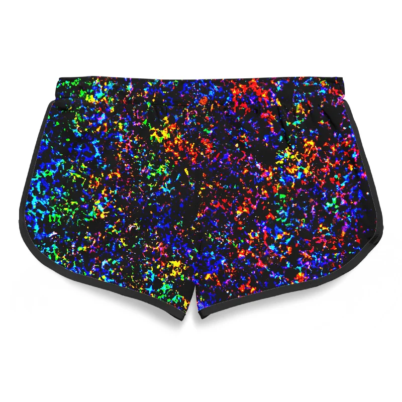 lightning-rainbow-womens-retro-shorts