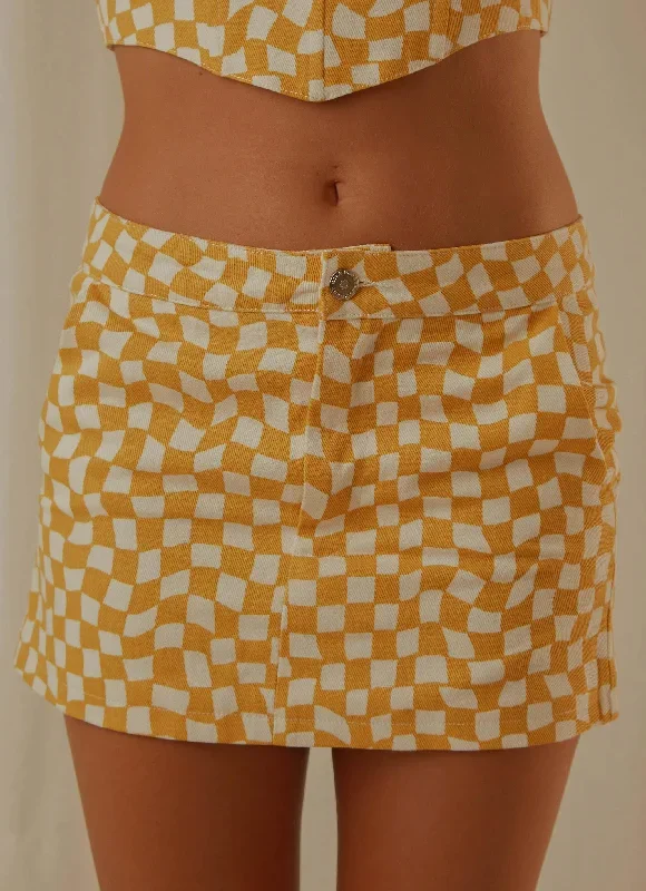 luisa-mini-skirt-yellow-check