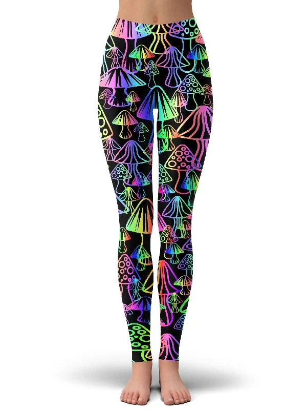 Magic Mushrooms Leggings