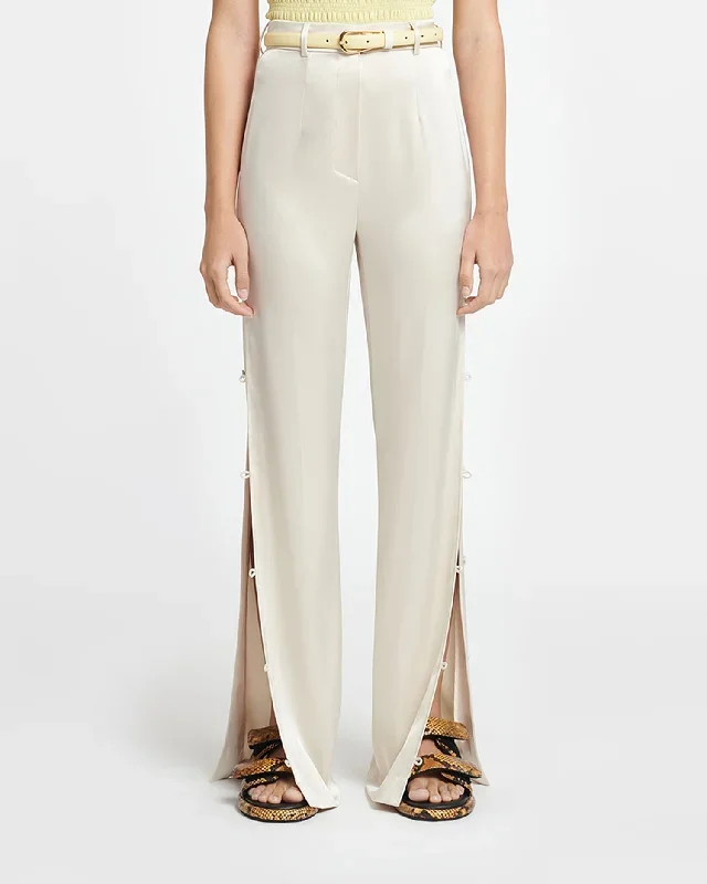 Felina - Slip Satin Pants - Creme