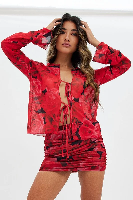 red-abstract-mesh-cardigan-long-sleeve-oj1216-84w-1