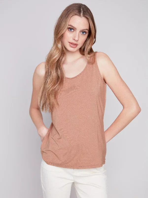 Reversible Bamboo Cami - Dune