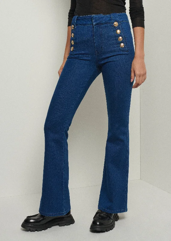 Robertson Flare Jeans - Dark Wash