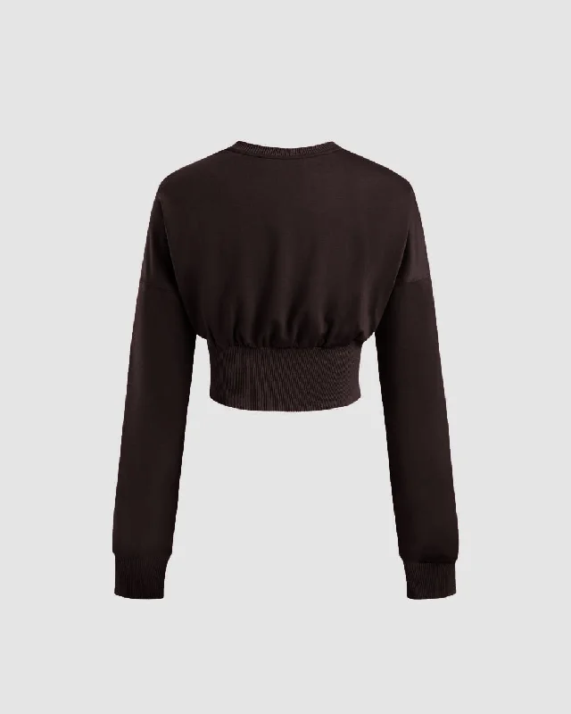 round-neckline-ruched-sweatshirt-in-chocolate-brown