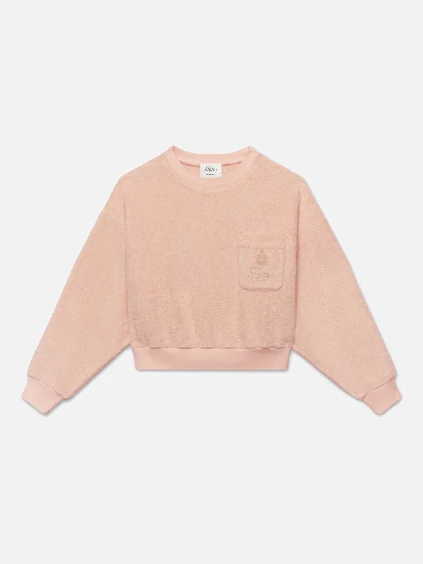 Ritz Women's Terry Cropped Sweatshirt -- Ritz Pink