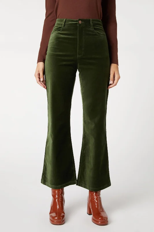 Sadie Velvet Flare Jean