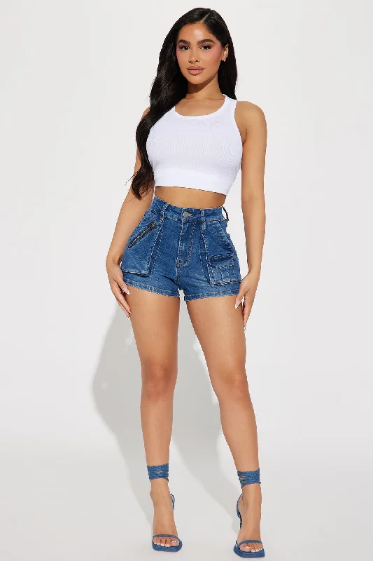 same-girl-zip-cargo-stretch-denim-shorts-dark-wash