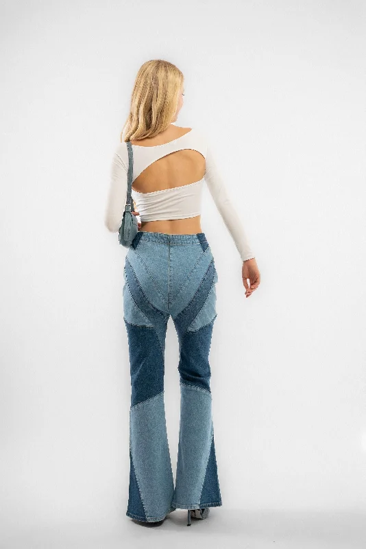 silkroad-daughters-denim-contrast-patch-fit-and-flare-jeans