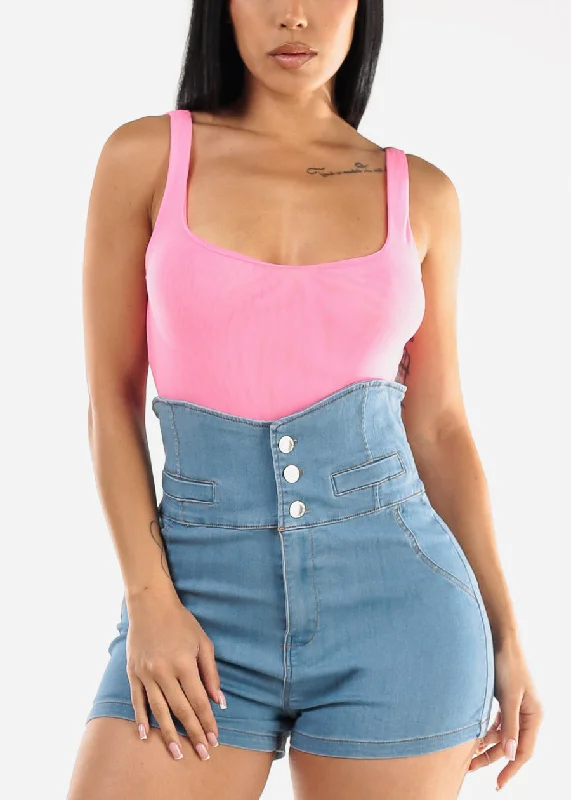 sleeveless-double-layered-mesh-bodysuit-neon-pink-bt03625npnk