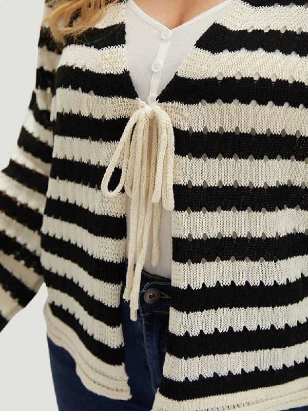 striped-ties-front-eyelet-lace-cardigan