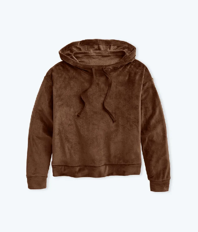 the-plush-velour-hoodie-in-chocolate