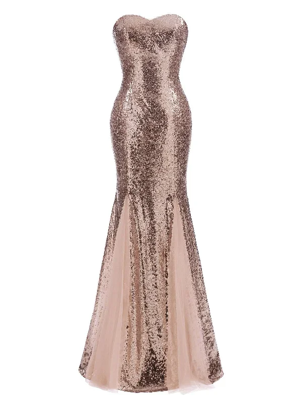 vintage-sequin-strapless-dress