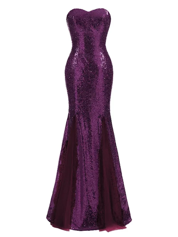 vintage-sequin-strapless-dress