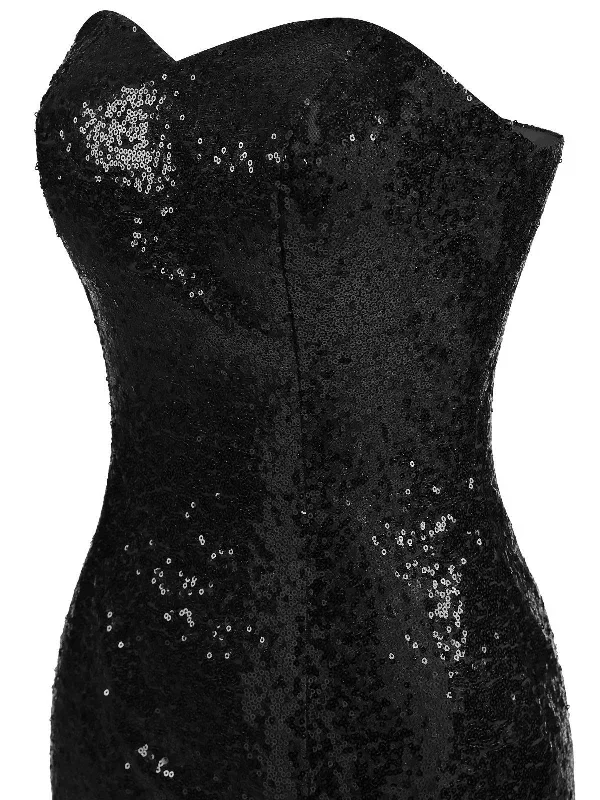 vintage-sequin-strapless-dress