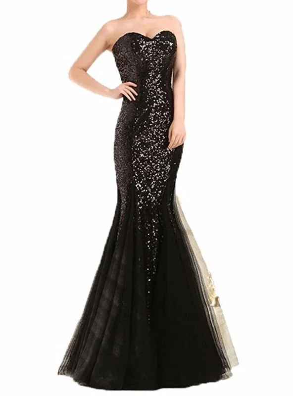 vintage-sequin-strapless-dress