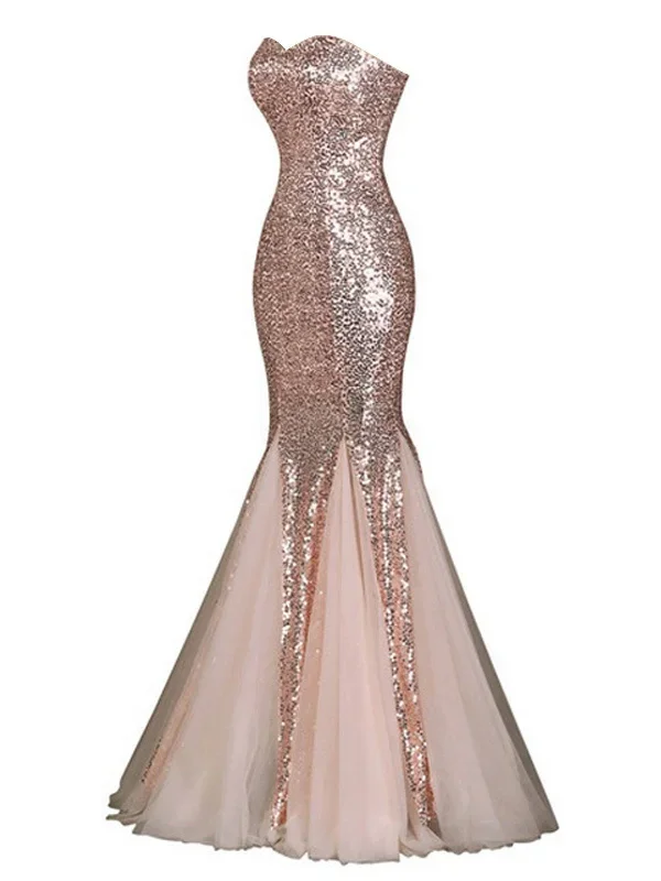 vintage-sequin-strapless-dress