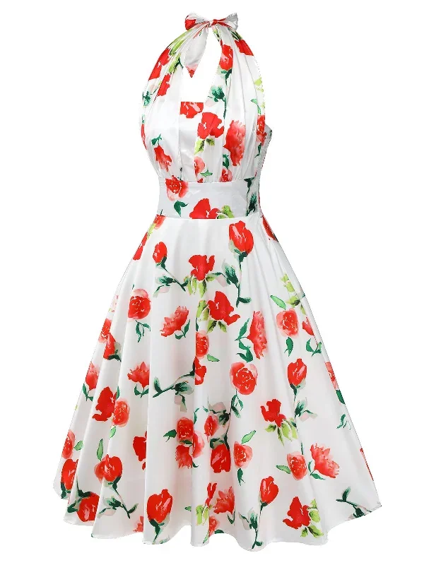 white-1950s-watercolor-rose-halter-dress