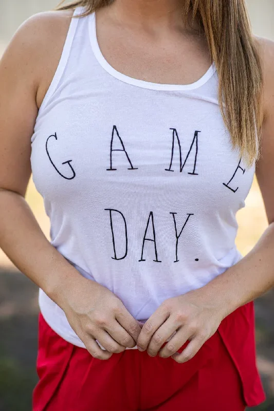 white-game-day-graphic-tee